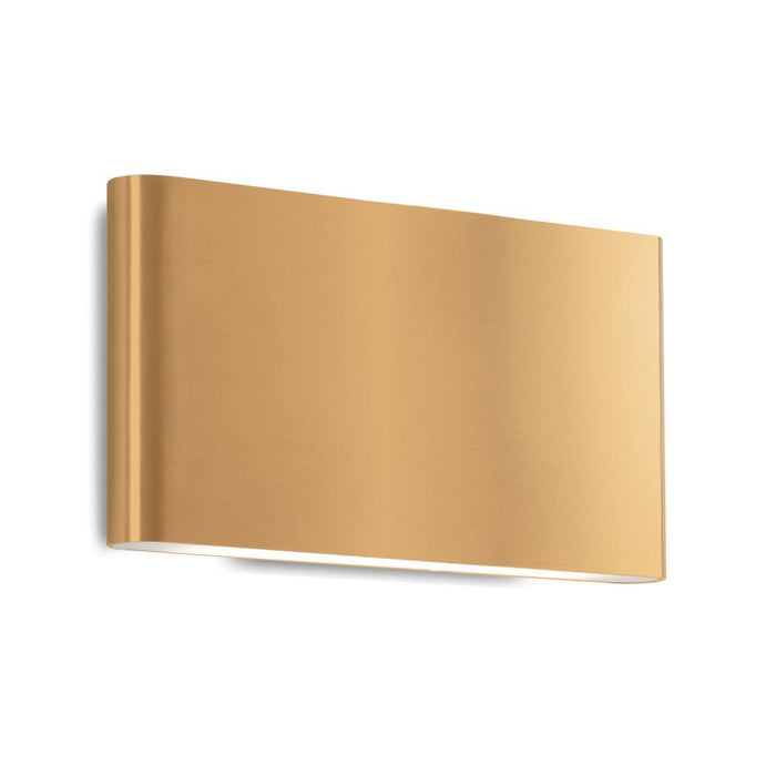 Kuzco Lighting Inc Slate 10-in Brushed Gold LED Wall Sconce