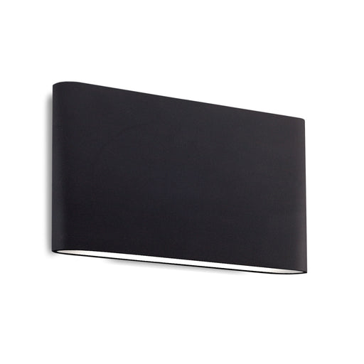 Slate 10-in Black Led All Terior Wall | AT6510-BK-UNV