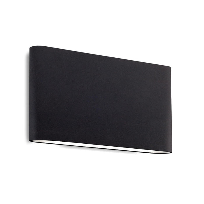 Slate 10-in Black Led All Terior Wall | AT6510-BK