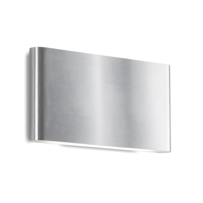 Kuzco Lighting Inc Slate 10-in Brushed Nickel LED All terior Wall