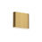 Slate 6-in Brushed Gold Led Wall Sconce | AT68006-BG-UNV