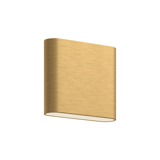 Kuzco Lighting Inc Slate 6-in Brushed Gold LED Wall Sconce