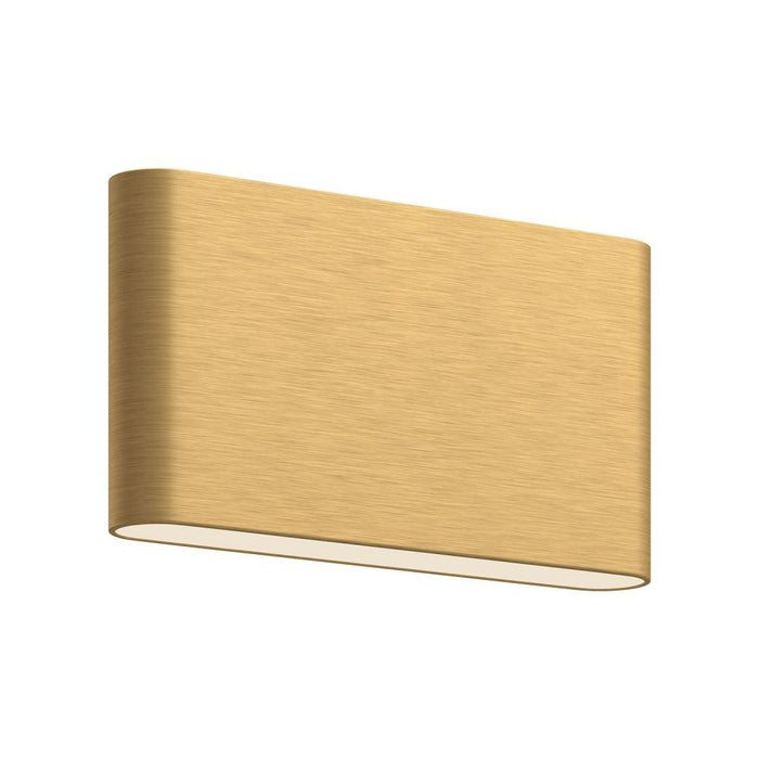 Slate 10-in Brushed Gold Led Wall Sconce | AT68010-BG