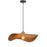1lt Pendant, W/ Wavy Wicker Shade | SMA-241P-MB