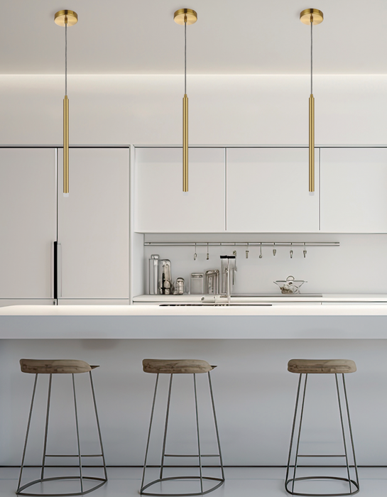 3w Pendant, Agb W/ Fr Acrylic Diffuser | SNY-183LEDP-AGB