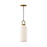 Soji 5-in Aged Gold/opal Matte Glass 1 Light Pendant | PD401505AGOP