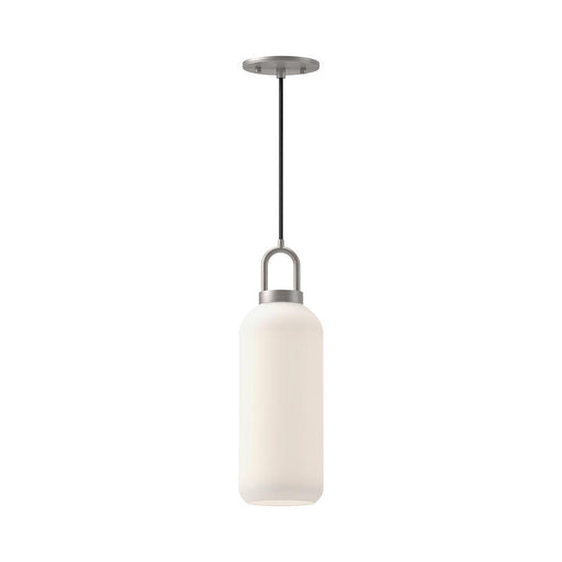 Soji 5-in Brushed Nickel/opal Matte Glass 1 Light Pendant | PD401505BNOP