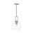 Soji 8-in Brushed Nickel/clear Glass 1 Light Pendant | PD601608BNCL