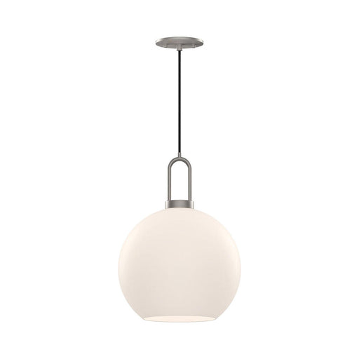 Soji 10-in Brushed Nickel/opal Matte Glass 1 Light Pendant | PD601710BNOP