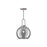 Soji 10-in Brushed Nickel/smoked Solid Glass 1 Light Pendant | PD601710BNSM
