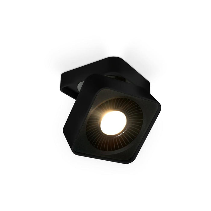 Solo 5-in Black Led Flush Mount | FM9304-BK-UNV