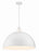 Crystorama Soto 3 Light White Pendant