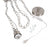 Craftmade Swag Hardware Kit 15' Silver Cord w/Socket, Chain and Canopy in Brushed Polished Nickel