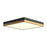 Sydney 14-in Aged Gold/matte Black Led Flush Mount | FM553214AGMB