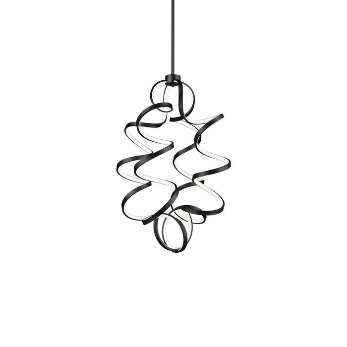 Kuzco Lighting Inc Synergy 34-in Black LED Chandeliers