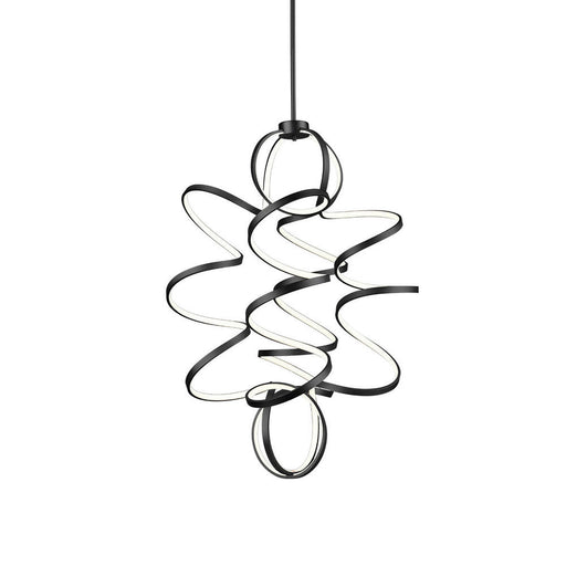 Synergy 41-in Black Led Chandeliers | CH93941-BK