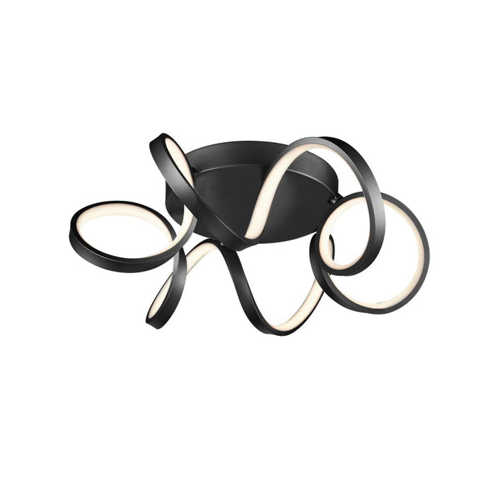 Synergy 20-in Black Led Flush Mount | FM93820-BK-UNV