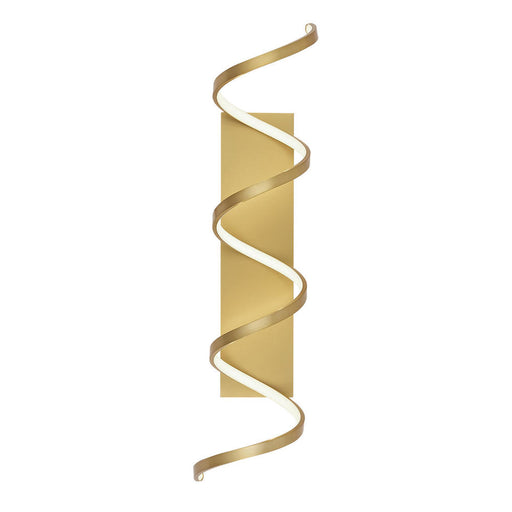 Synergy 36-in Antique Brass Led Wall Sconce | WS93736-AN