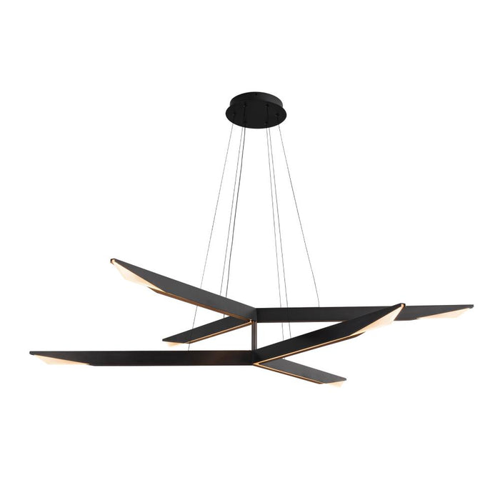 Kuzco Lighting Inc Tachi 41-in Urban Bronze LED Chandelier