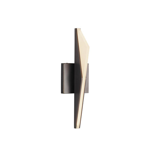 Kuzco Lighting Inc Tachi 4-in Urban Bronze LED Wall Sconce