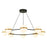 Tagliato 44-in Matte Black/brushed Gold Led Chandeliers | CH302008MBBG