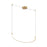 Kuzco Lighting Inc Talis 48-in Brushed Gold LED Linear Pendant