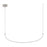 Talis 48-in Brushed Nickel Led Linear Pendant | LP89048-BN