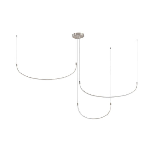 Talis 70-in Brushed Nickel Led Multi Pendant | MP89370-BN
