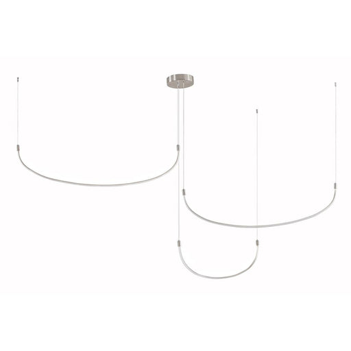 Talis 90-in Brushed Nickel Led Multi Pendant | MP89390-BN