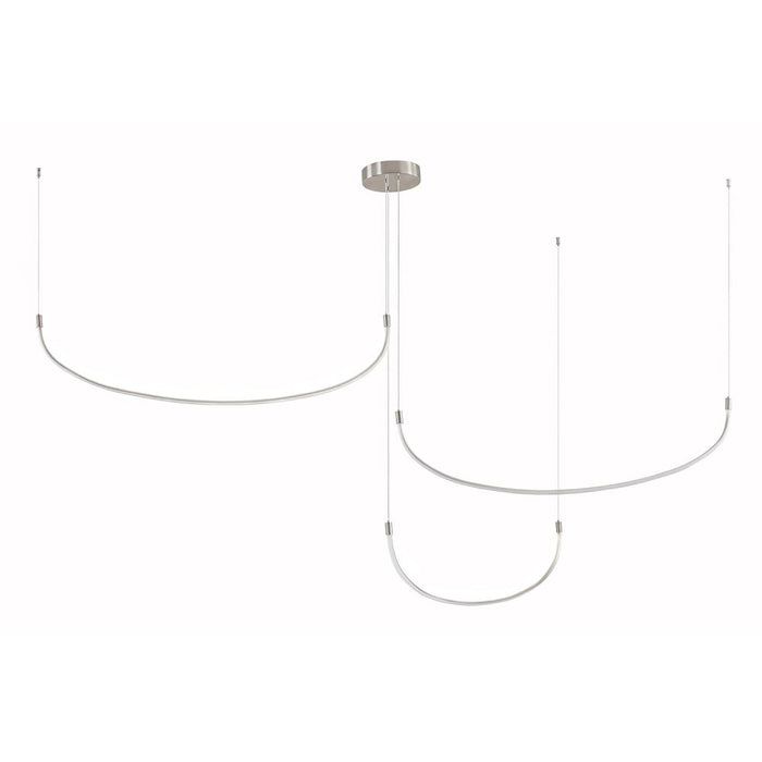 Talis 90-in Brushed Nickel Led Multi Pendant | MP89390-BN