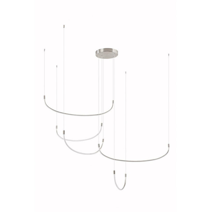 Talis 70-in Brushed Nickel Led Multi Pendant | MP89570-BN