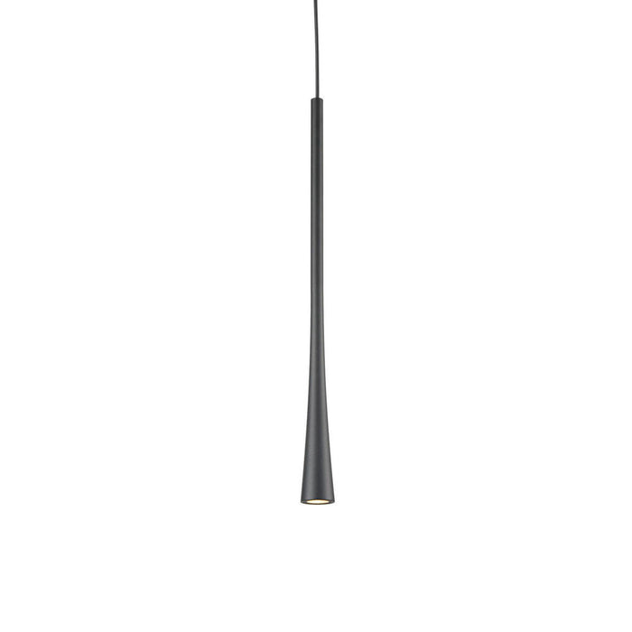 Taper 16-in Black Led Pendant | PD15816-BK