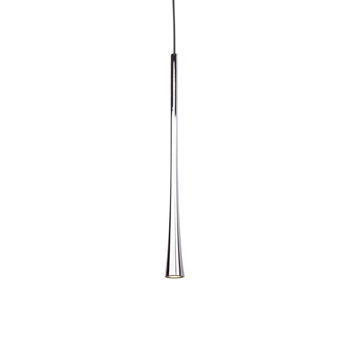 Kuzco Lighting Inc Taper 16-in Chrome LED Pendant