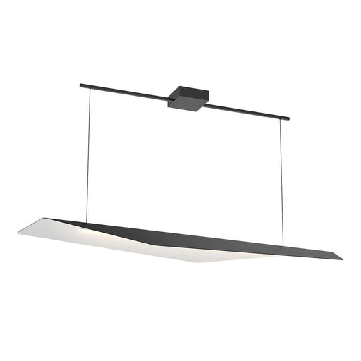 Taro 48-in Black/white Led Linear Pendant | LP70548-BK/WH