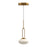 Kuzco Lighting Inc Tavira 6-in Brushed Gold LED Pendant