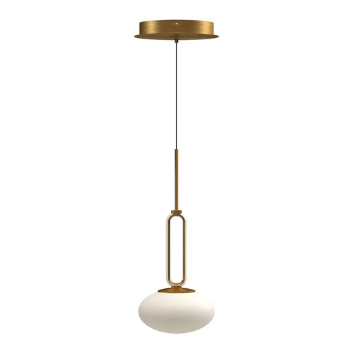 Tavira 6-in Brushed Gold Led Pendant | PD29806-BG