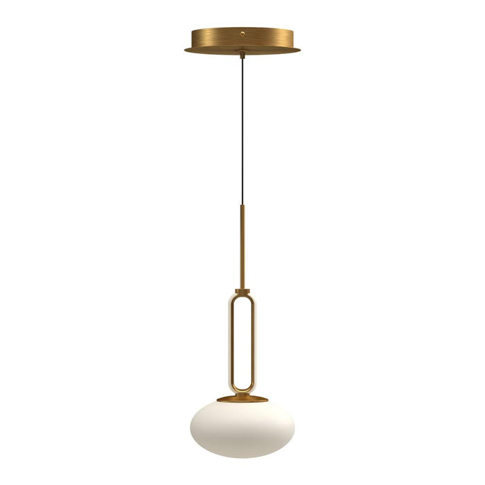 Tavira 6-in Brushed Gold Led Pendant | PD29806-BG