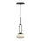 Tavira 6-in Black Led Pendant | PD29806-BK