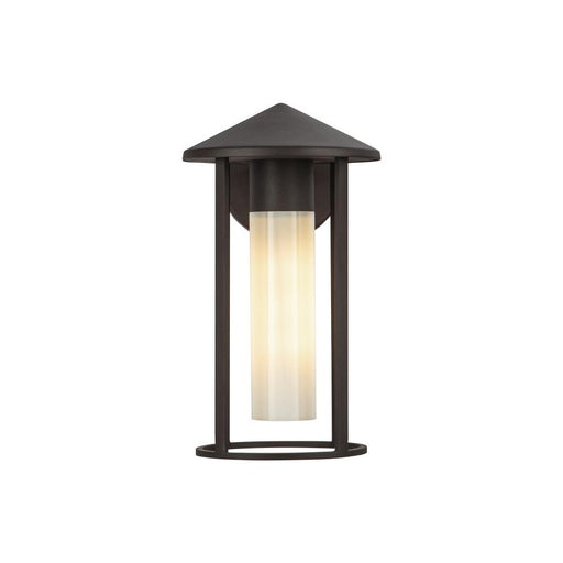 Tenko 12-in Bronze/glossy Opal Glass 1 Light Exterior Wall | EW526312BZGO