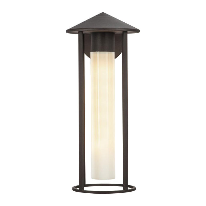 Tenko 18-in Bronze/glossy Opal Glass 1 Light Exterior Wall | EW526318BZGO