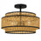Teton Semi- Flush Mount | TET1716MBK