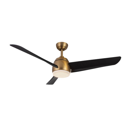 Thalia 54-in Brushed Gold/matte Black Led Ceiling Fan | CF91954-BG/MB