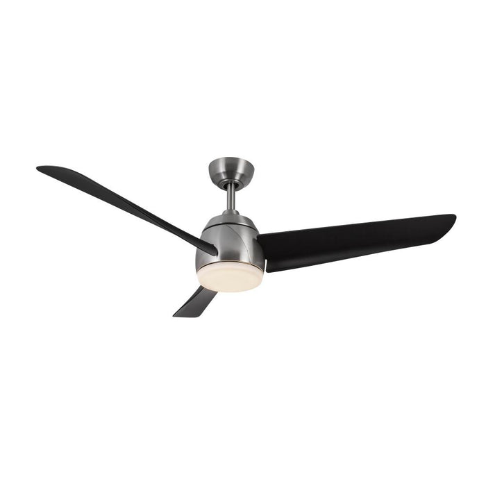 Thalia 54-in Brushed Nickel/matte Black Led Ceiling Fan | CF91954-BN/MB