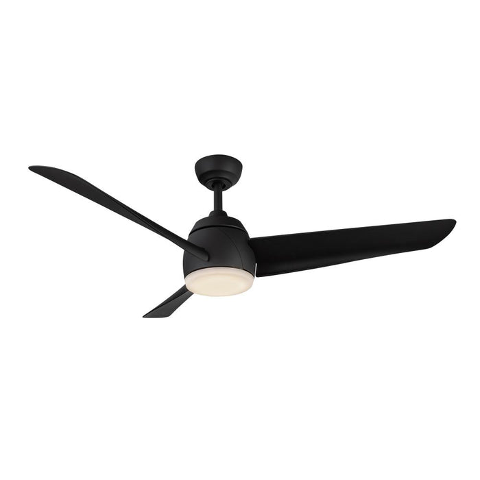 Thalia 54-in Matte Black Led Ceiling Fan | CF91954-MB