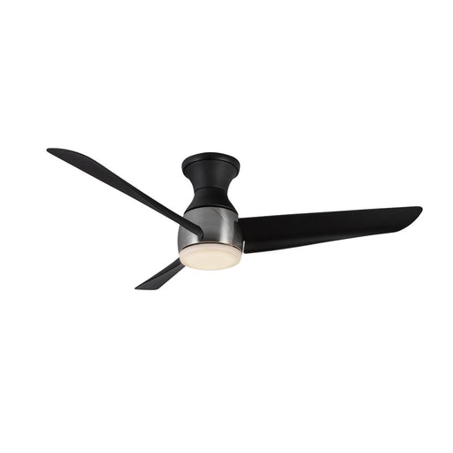 Thalia 54-in Brushed Nickel/matte Black Led Hugger Fan | HF91954-BN/MB