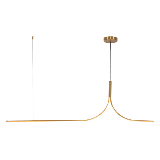 Thread 5-ft Gold Dimmable Led Linear Pendant With Remote Driver | LP17905-BG-UNV-010-RT