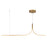 Thread 5-ft Gold Dimmable Led Linear Pendant | LP17905-BG-UNV-010