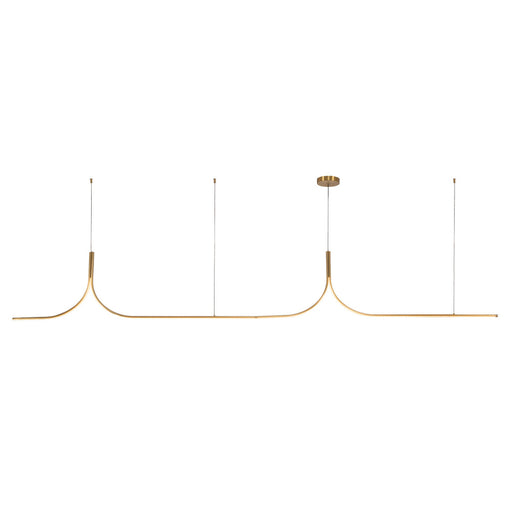Thread 10-ft Gold Dimmable Led Linear Pendant With Remote Driver | LP17910-BG-UNV-010-RT