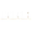 Thread 15-ft Gold Dimmable Led Linear Pendant With Remote Driver | LP17915-BG-UNV-010-RT