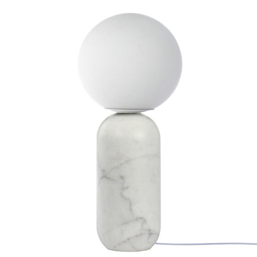 1lt Table Lamp, Alb W/ Opal Glass | TIE-181T-ALB-WH